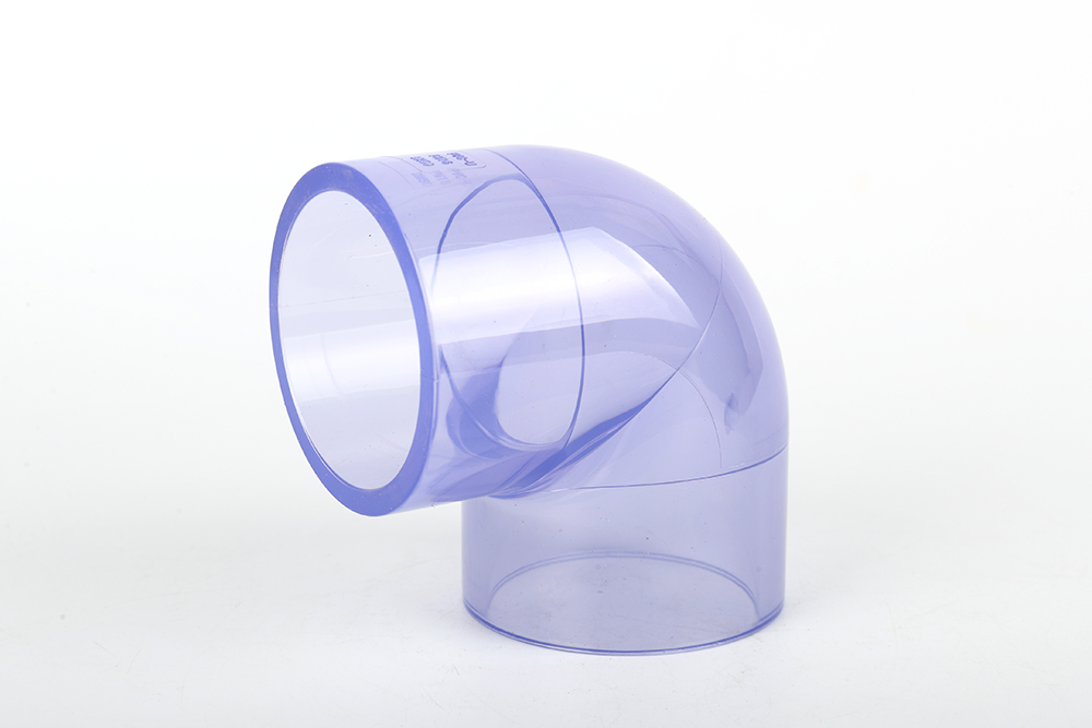 东西湖透明 90 度弯头